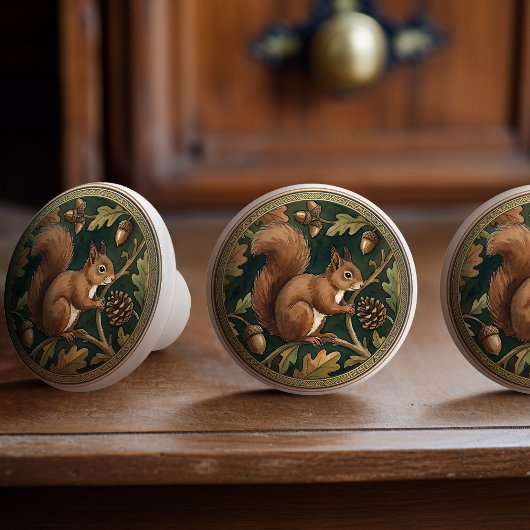 Squirrel Ceramic Pull Knob セラミックノブ