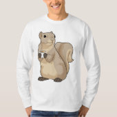 Squirrel Coffee Cup Tシャツ (正面)