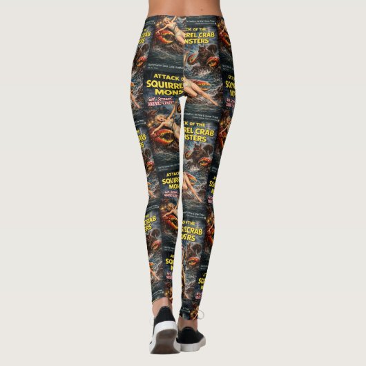 Squirrel Crab Monsters Leggings レギンス (裏面)