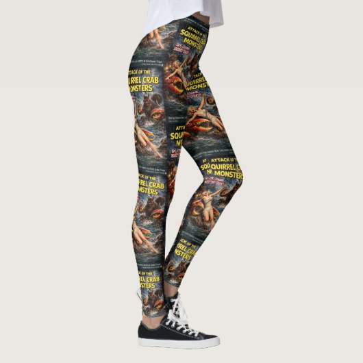 Squirrel Crab Monsters Leggings レギンス (右)