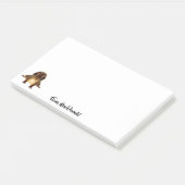 Squirrel cute funny name monogram ポストイット (アングル)