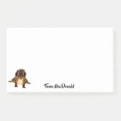 Squirrel cute funny name monogram ポストイット (正面)