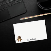 Squirrel cute funny name monogram ポストイット