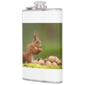 squirrel eating nut フラスク (左)