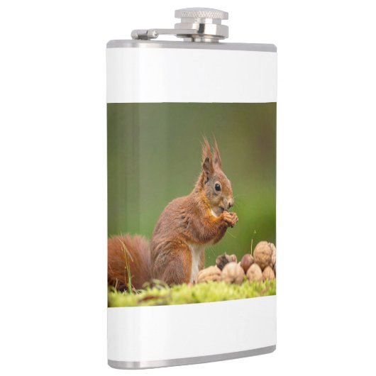 squirrel eating nut フラスク (右)