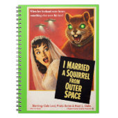 Squirrel from Outer Space ノートブック (正面)