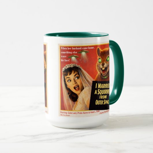 Squirrel from Outer Space マグカップ (正面右)