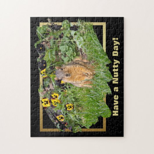 Squirrel Have a Nutty Day ジグソーパズル (縦)