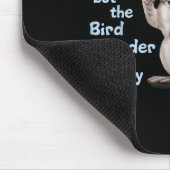 Squirrel Hey, Excuse Me But Your Birdfeeder Is Emp マウスパッド (コーナー)