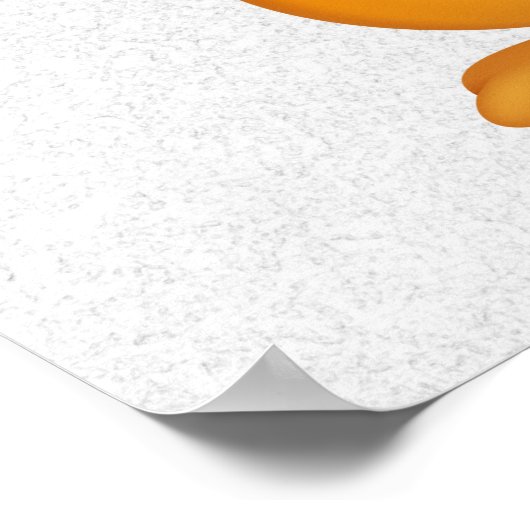 Squirrel Holding Acorn Poster ポスター (角)