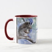 Squirrel hot chocolate mug マグカップ (左)
