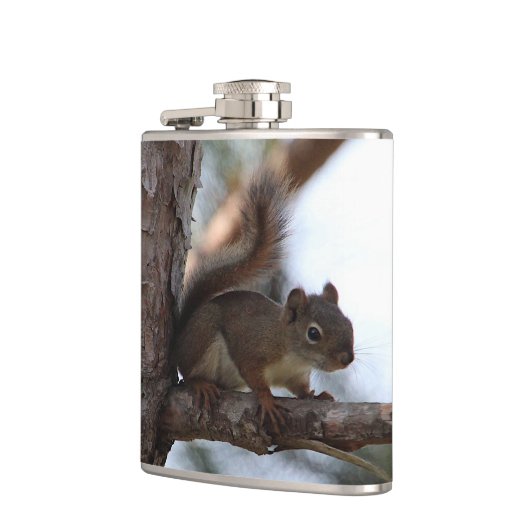 Squirrel in a Pine Tree フラスク (左)