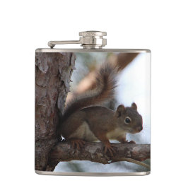 Squirrel in a Pine Tree フラスク