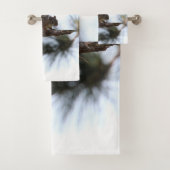 Squirrel in a Pine Tree Towel Set バスタオルセット (インサイチュ)