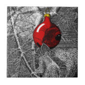 Squirrel in Christmas Tree タイル (正面)
