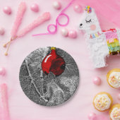 Squirrel in Christmas Tree ペーパープレート (パーティー)