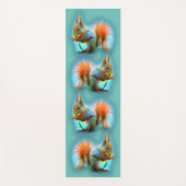 Squirrel in modern style ヨガマット (正面)