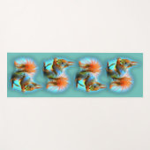 Squirrel in modern style ヨガマット (正面(横))