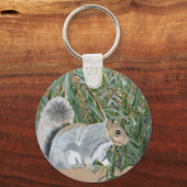 Squirrel in the Countryside  Keychain キーホルダー (正面)