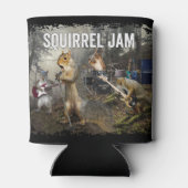 Squirrel Jam – ロックおもしろいバンド 缶クーラー (裏面)