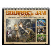 Squirrel Jam - Nutty Musicians Calendar カレンダー (カバー)