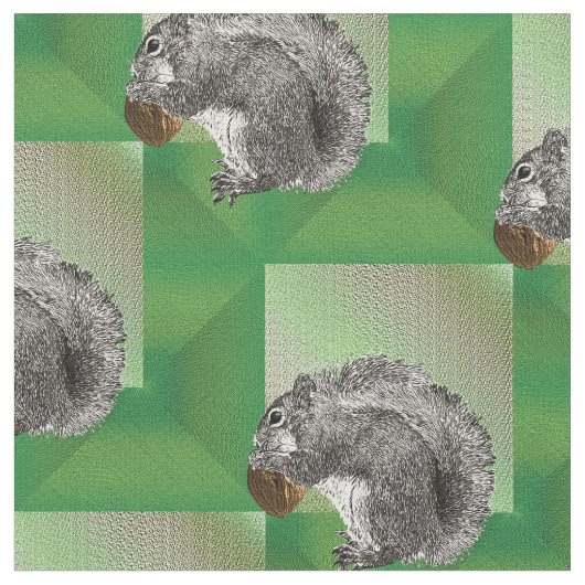 Squirrel Nuts ファブリック (クローズアップ)
