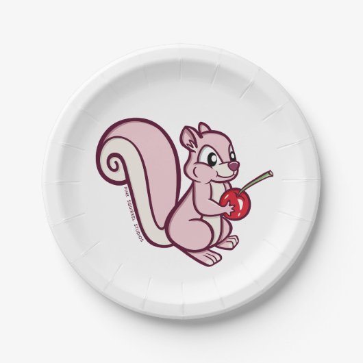 Squirrel Paper plates ペーパープレート (正面)