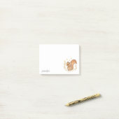 Squirrel Personalize Post-it®メモ ポストイット (デスク上)