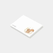 Squirrel Personalize Post-it®メモ ポストイット (アングル)