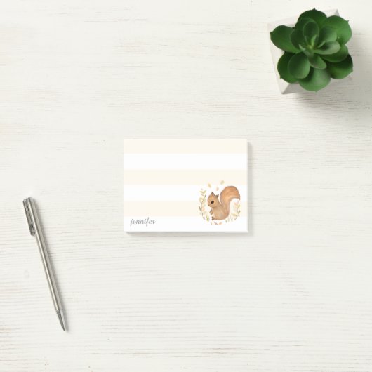Squirrel Personalize Post-it®メモ ポストイット (オフィス)