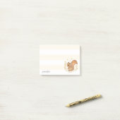 Squirrel Personalize Post-it®メモ ポストイット (デスク上)