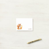 Squirrel Personalize Post-it®メモ ポストイット (デスク上)