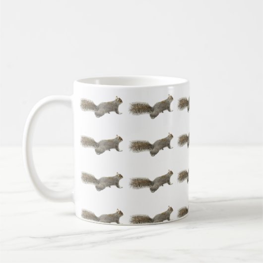 Squirrel Photo Mug コーヒーマグカップ (左)
