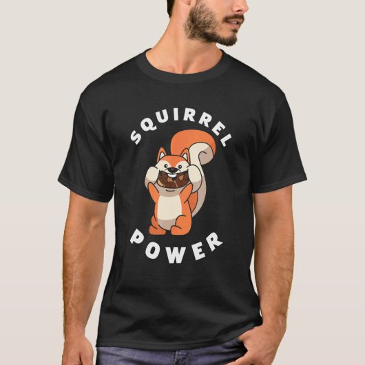 Squirrel Power  Squirrel Tシャツ (正面)