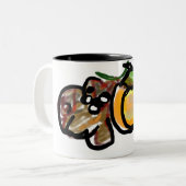 Squirrel pumpkins  ツートーンマグカップ (正面左)