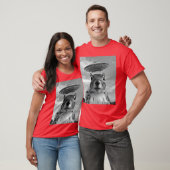 Squirrel Sie With Alien UFO Funny Squirrel Gifts F Tシャツ (ユニセックス)