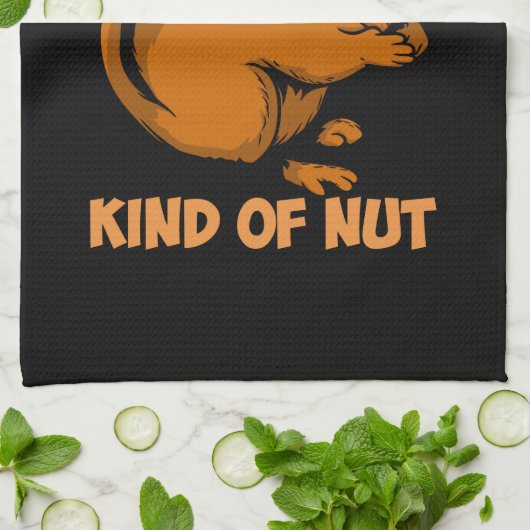 Squirrel - Special Kind Of Nut キッチンタオル (折り畳み)