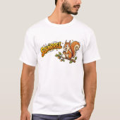 Squirrel T-Shirt Funny ADHD Distraction Comic Art Tシャツ (正面)