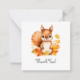 Squirrel Thank You Noteカード ノートカード