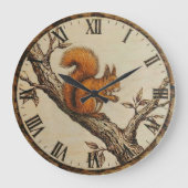  Squirrel Wall Clock ラージ壁時計 (正面)