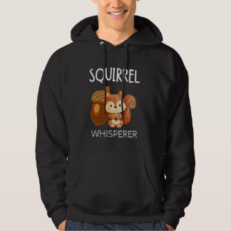 Squirrel Whisperer Cute Kawaii Forest Animal Roden パーカ