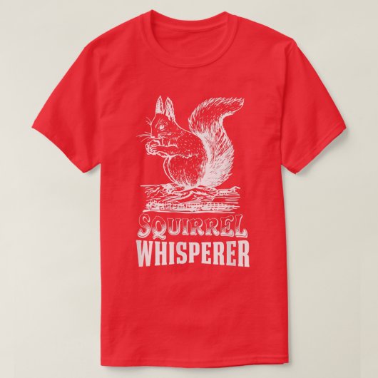 Squirrel Whisperer Funny Nuts Squirrel lover Men K Tシャツ (デザイン正面)