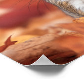 Squirrel Wild Animal Loving Portrait  ポスター (角)