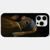 Squirrel With The Pearl Earring  Case-Mate iPhoneケース (裏面 (横))