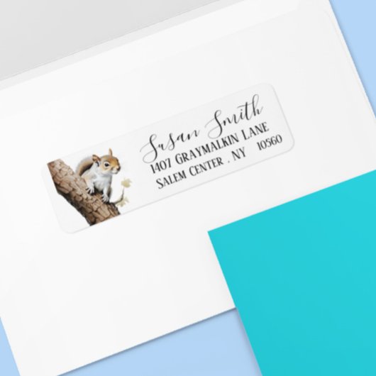 Squirrel Woodlandスクリプトアドレス ラベル