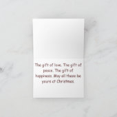 SquirrelChristmas シーズンカード (内部)