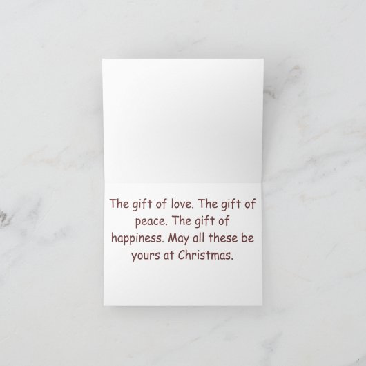 SquirrelChristmas シーズンカード (内部)