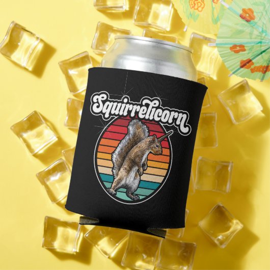 Squirrelicorn - おもしろい、ヴィンテージ 缶クーラー (インサイチュ 夏)