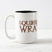 Squirrellyの憤り! 泡立ったマグ ツートーンマグカップ (左)