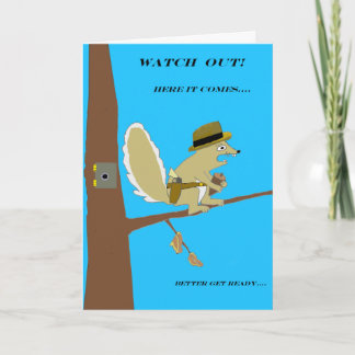 SQUIRRELLY -- バースデー・カード カード